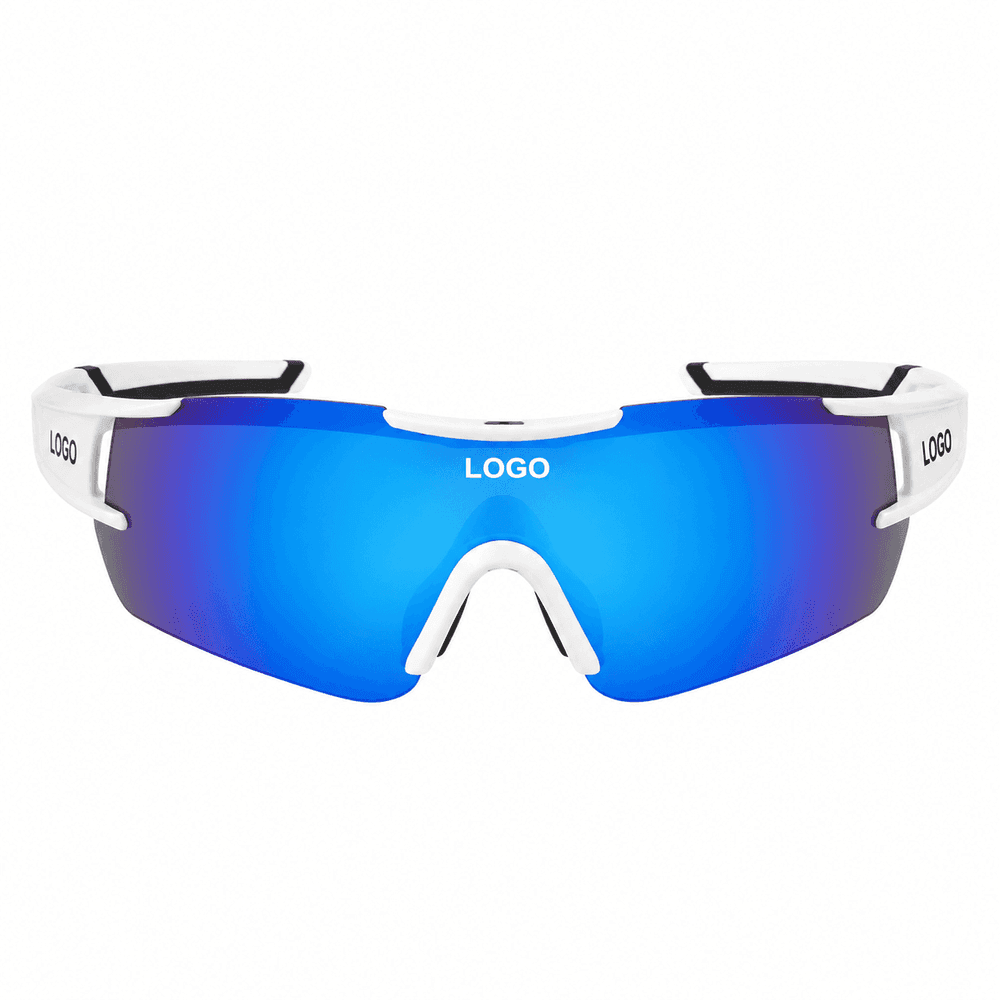 gafas de running en blanco imagen frontal