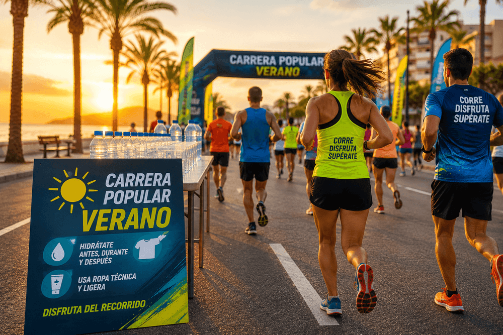 Cómo organizar una carrera popular en verano 