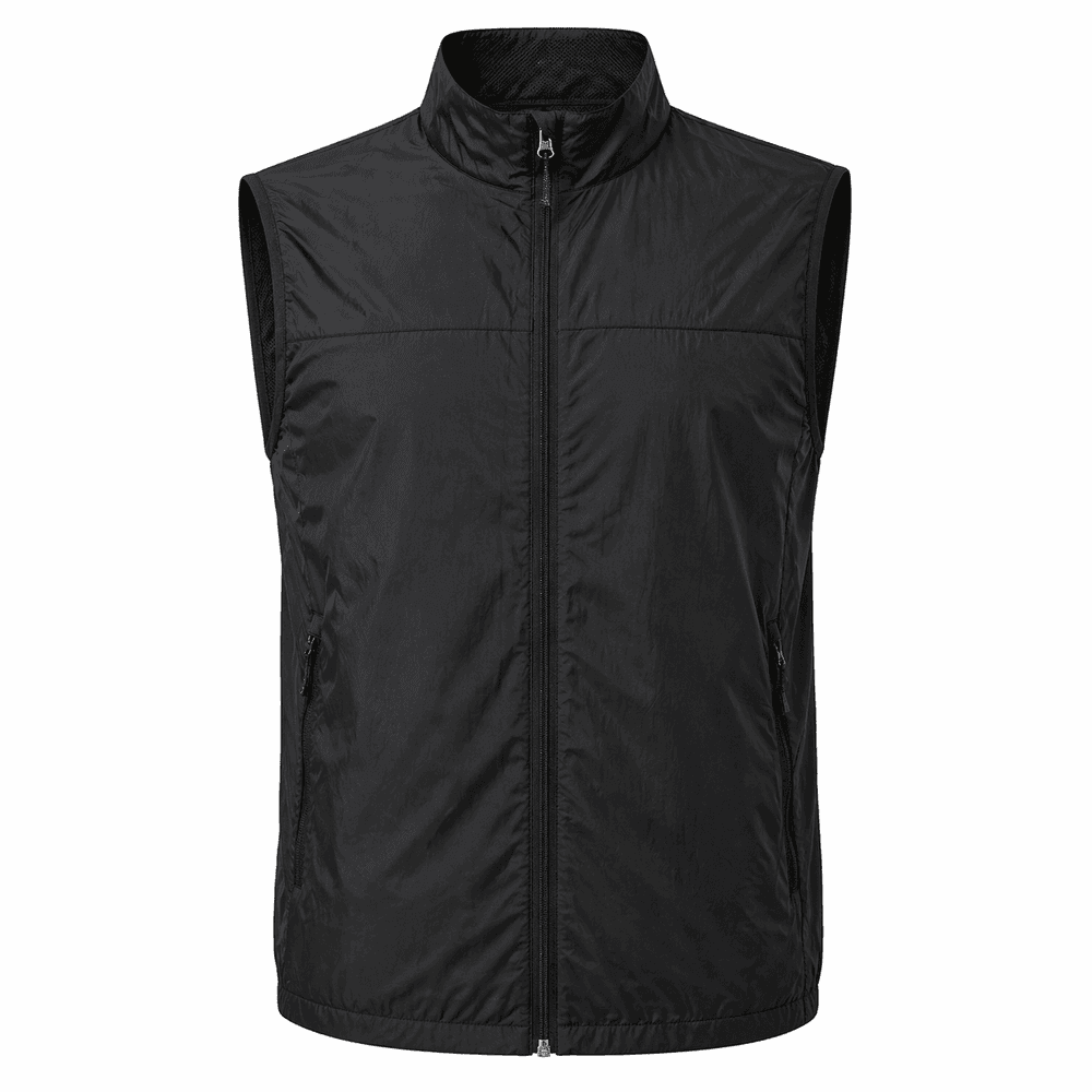 chaleco running negro