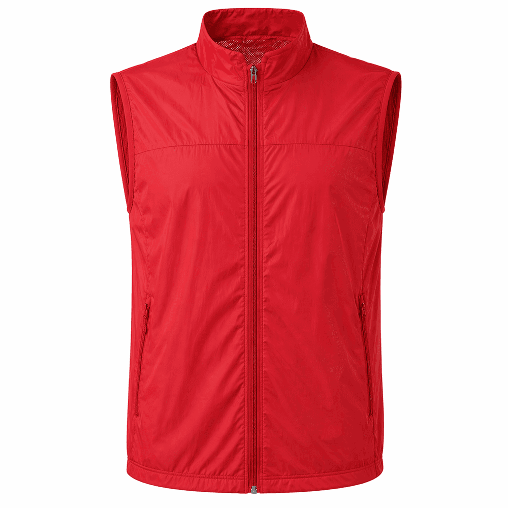 chaleco running rojo