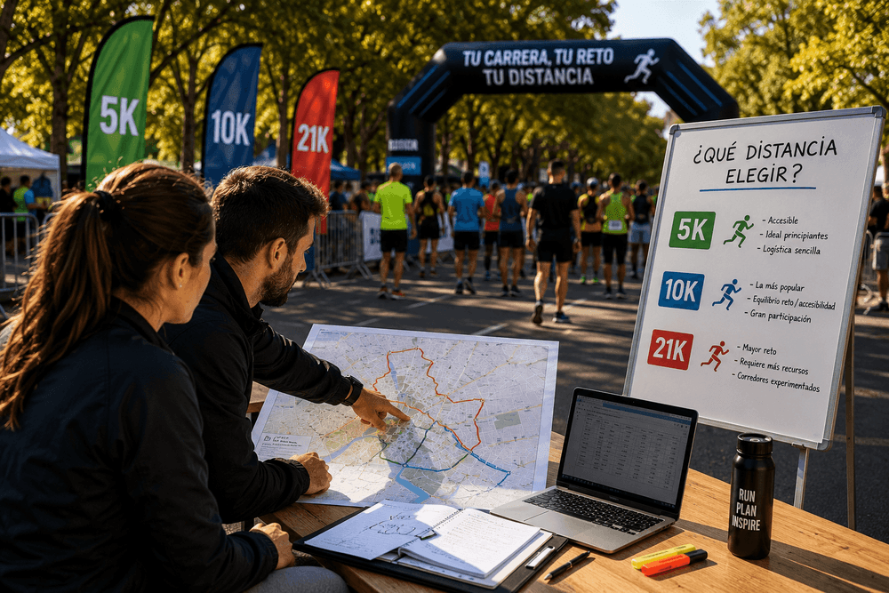 elegir distancia carrera popular