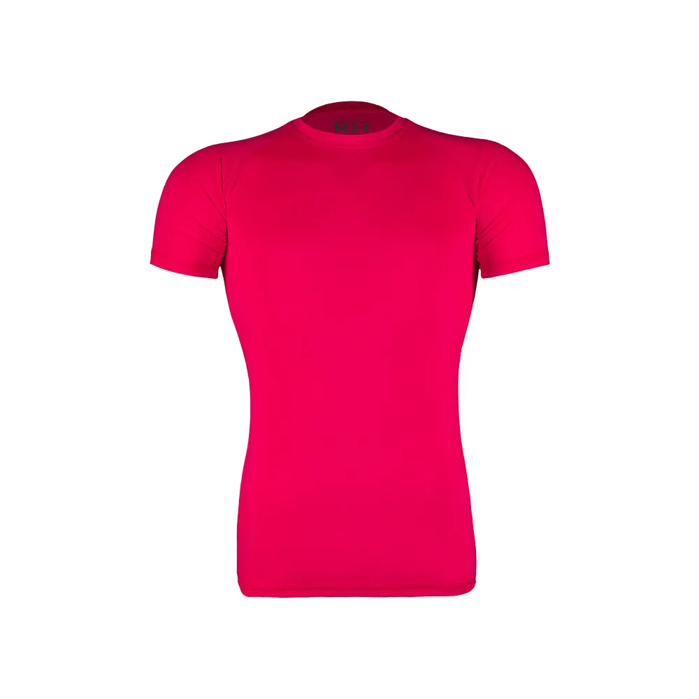 camiseta tecnica modelo start rosa delante
