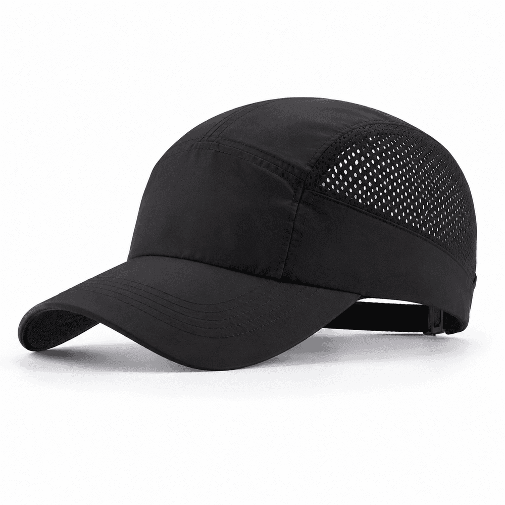 gorra transpirable en negro