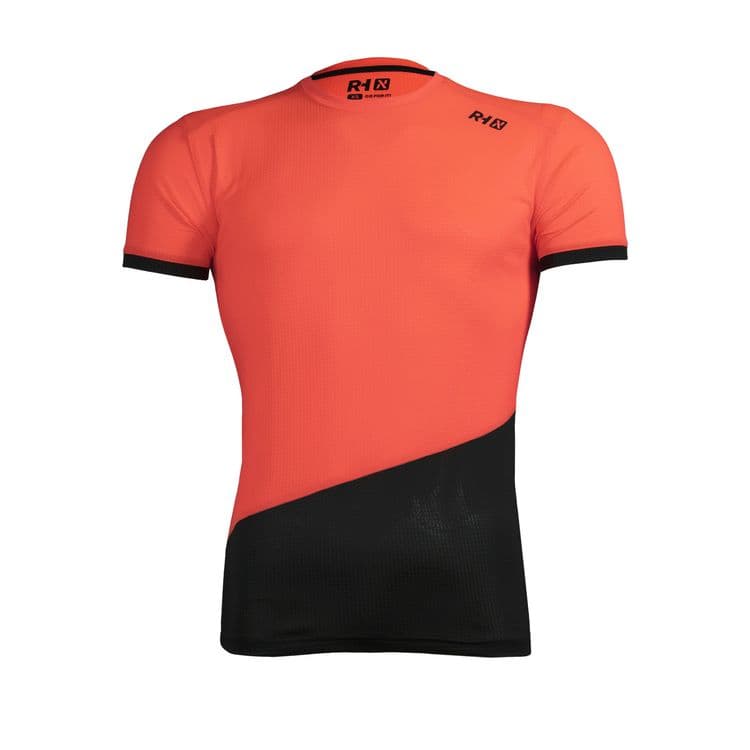 Camiseta Tokio Coral-Negro