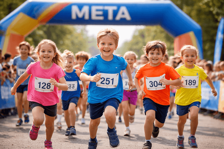 carreras popular infantil con niños