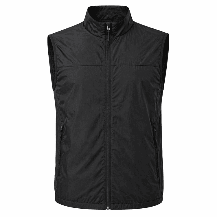 chaleco running negro