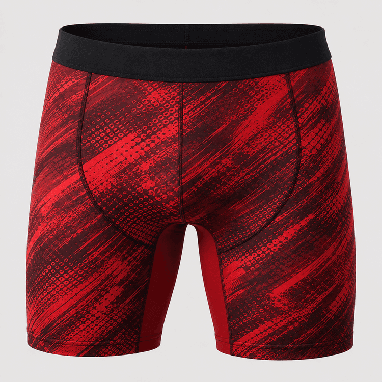 mallas full print diseño en rojo