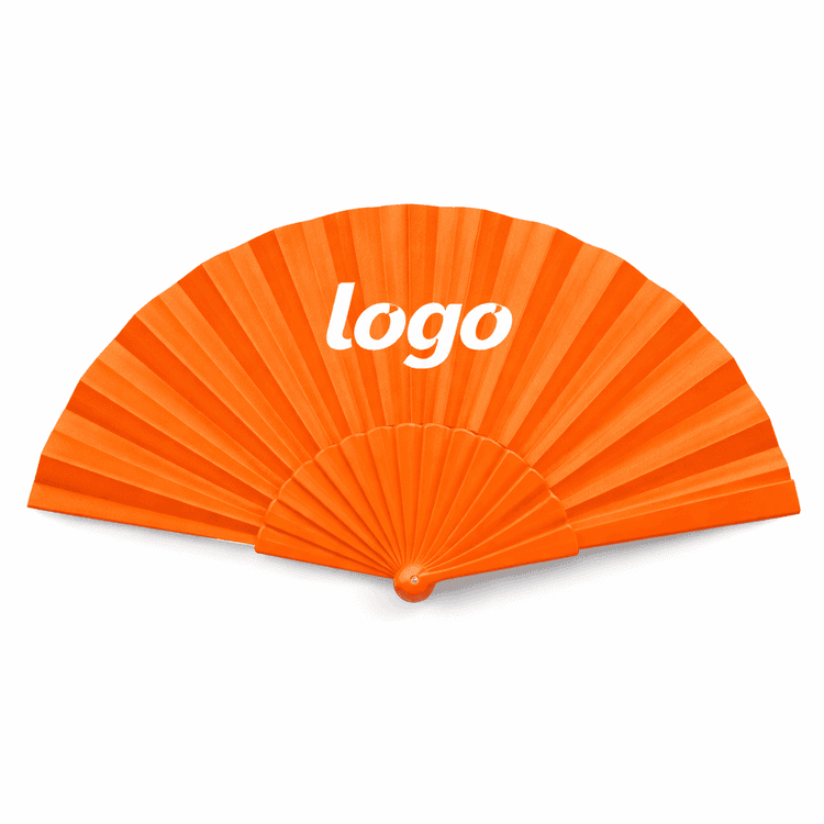 abanico personalizado con logo