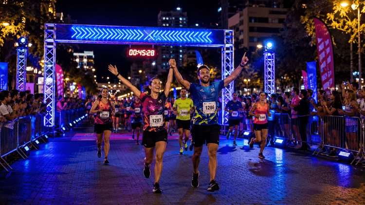 Cómo organizar una carrera popular nocturna 