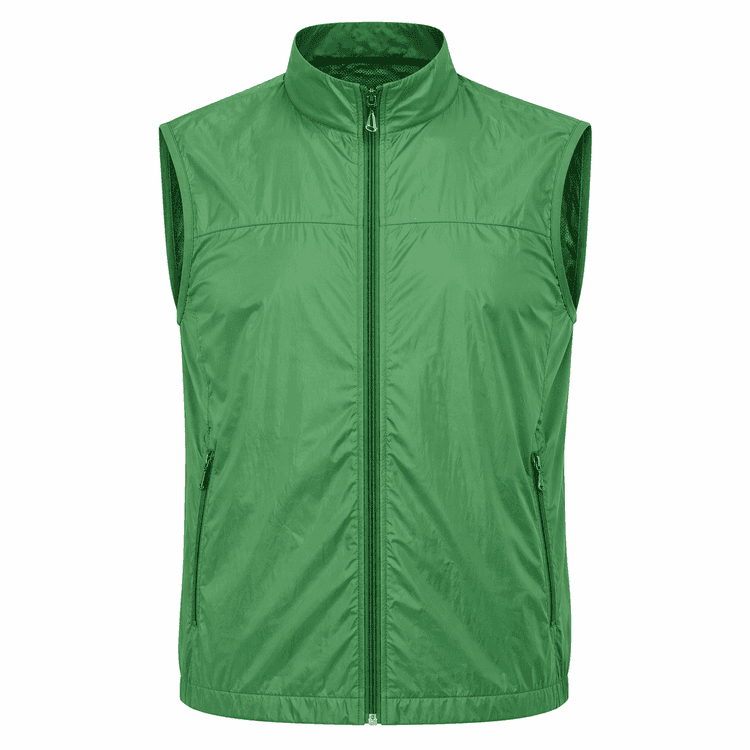 chaleco running verde