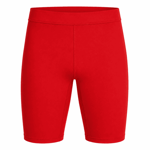 mallas ligeras de running para hombre en rojo
