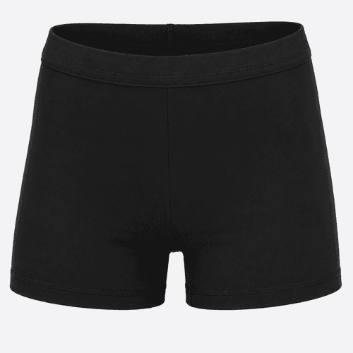 mallas cortas running negras