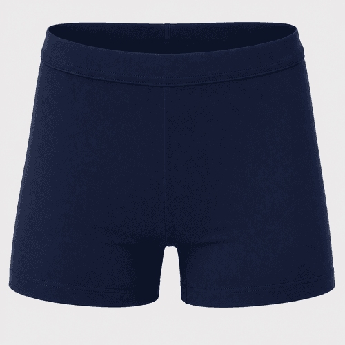 mallas cortas running azul marino