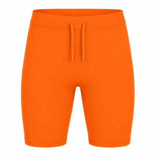 mallas cortas de hombre en naranja
