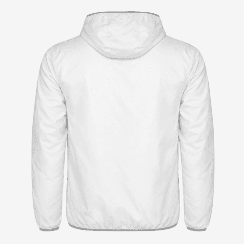 cortavientos blanco personalizado atras