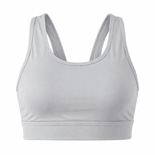 top de running de mujer en color gris