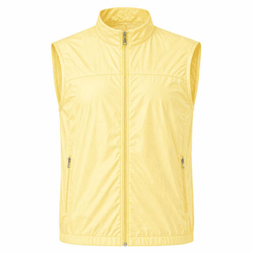 chaleco running amarillo