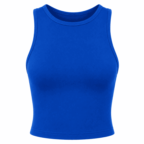 top deportivo en azul de mujer