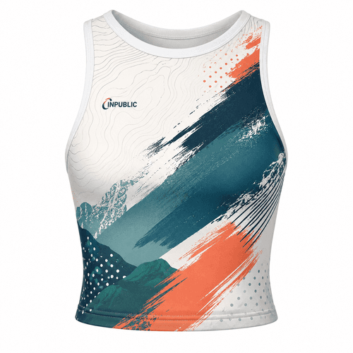 top deportivo de mujer con diseño full print