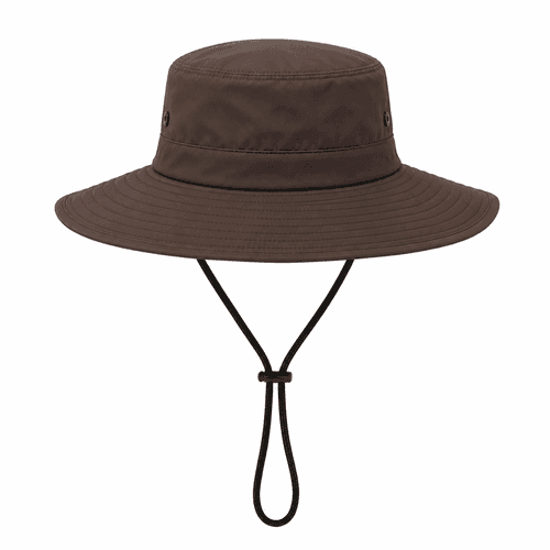 sombrero pescador marron personalizado