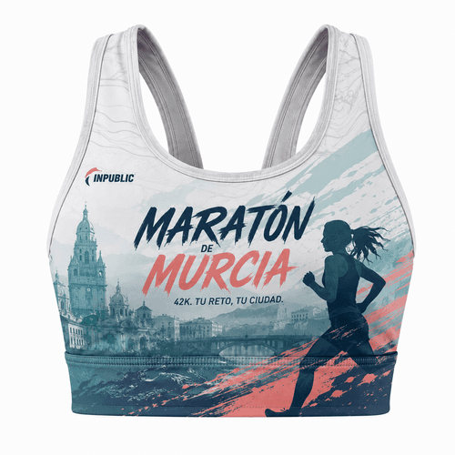 top running de mujer personalizado con diseño full print