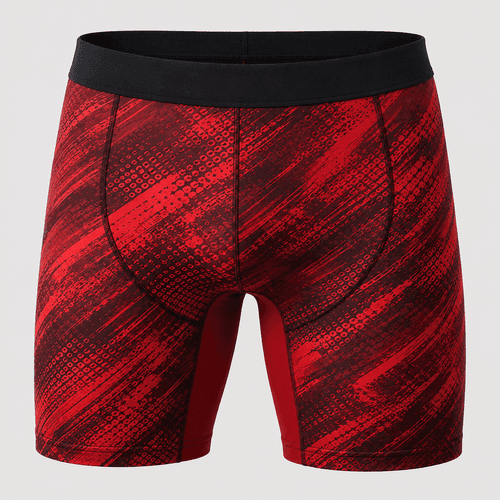 mallas full print diseño en rojo