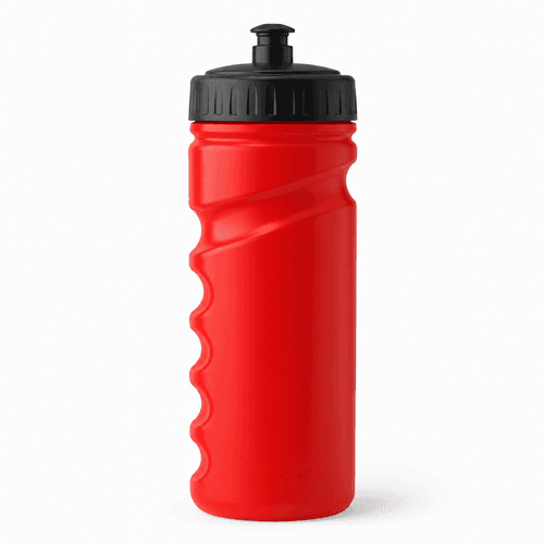 botella running roja personalizada