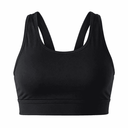 top de running negro mujer 