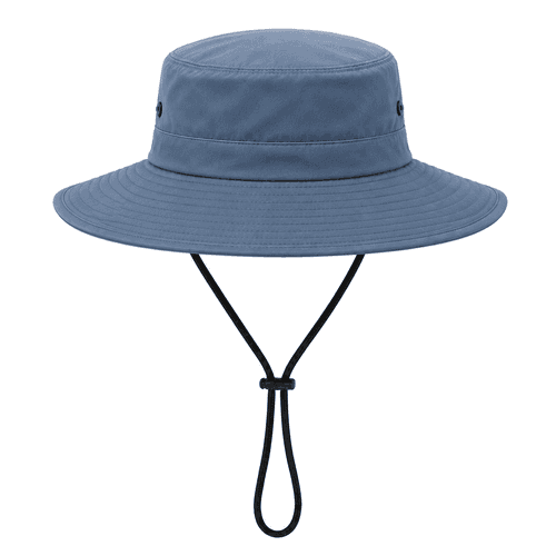 sombrero pescador azul lavado personalizado
