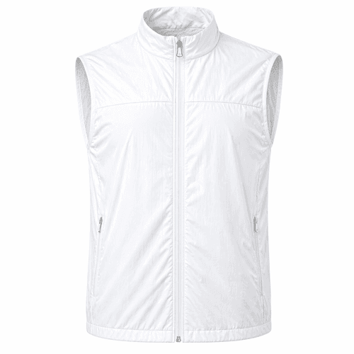 chaleco running blanco 