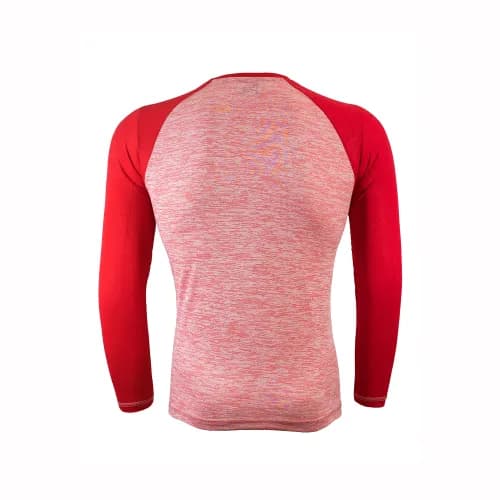 camiseta tecnica corum roja por detras