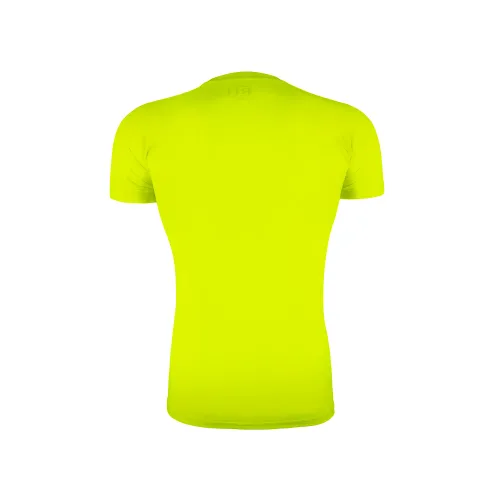 camiseta tecnica start amarilla detras