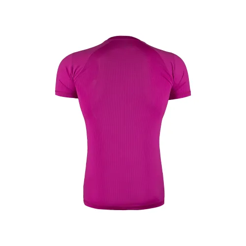 camiseta tecnica modelo start fucsia detras