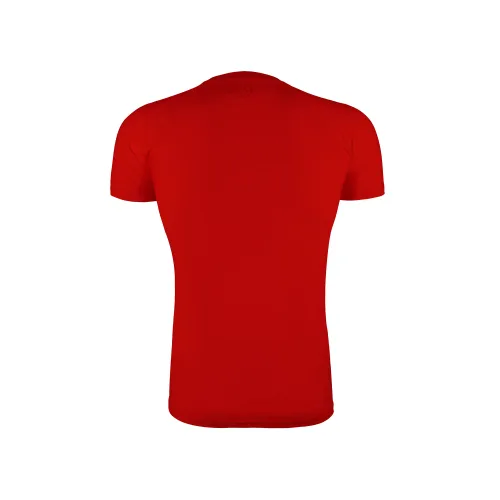 camiseta tecnica modelo start roja detras