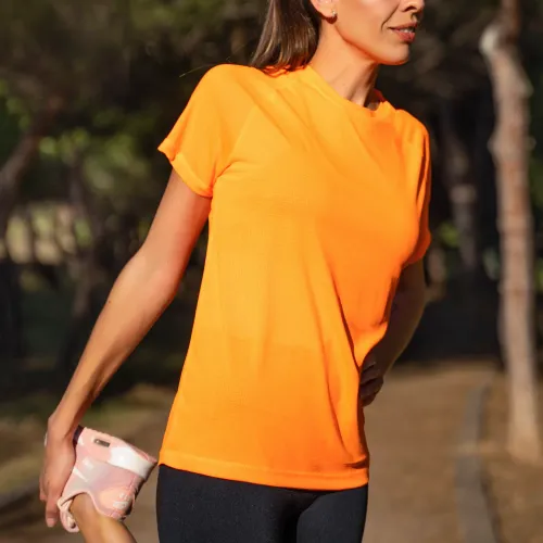 camiseta start naranja personalizada