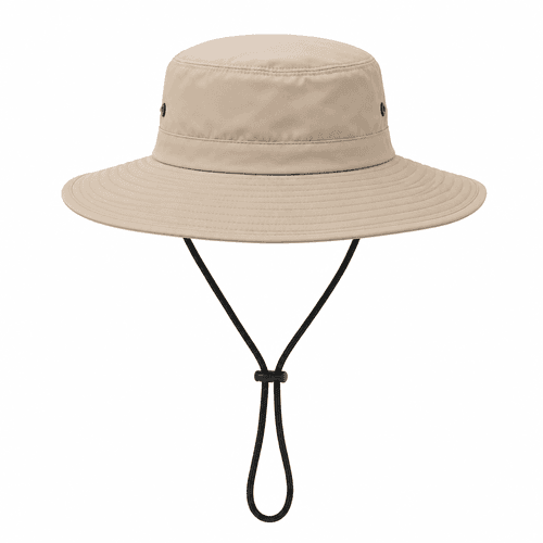sombrero beige de pescador personalizado