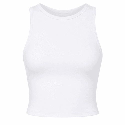 top deportivo de mujer en blanco