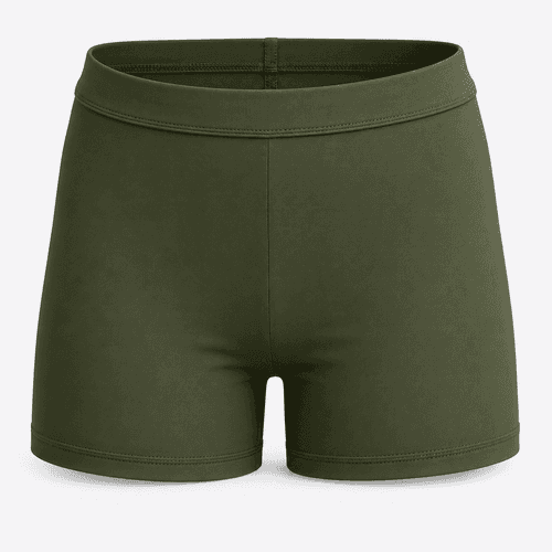 mallas cortas running verde militar 