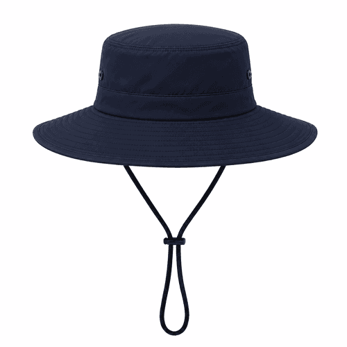 sombrero pescador en azul marino personalizado
