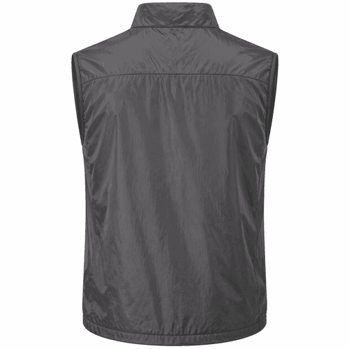 chaleco running gris oscuro atras