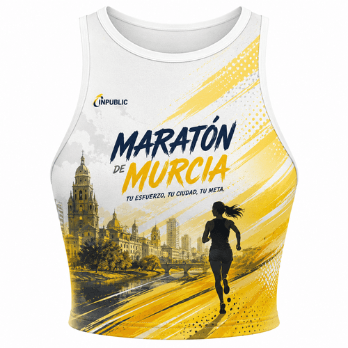 top deportivo de mujer con diseño full print de murcia