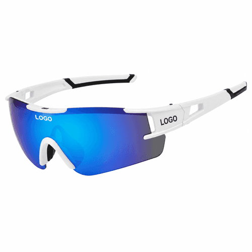 gafas de running en blanco