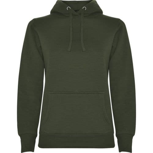 sudadera con capucha modelo woman verde