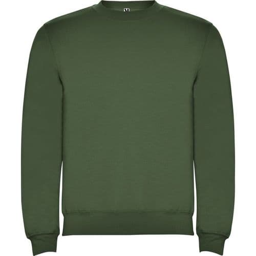 sudadera sin capucha clasica verde aventura