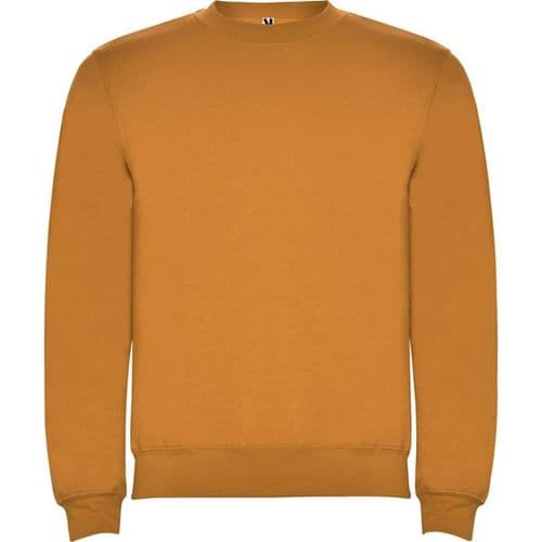sudadera sin capucha clasica amarillo curry