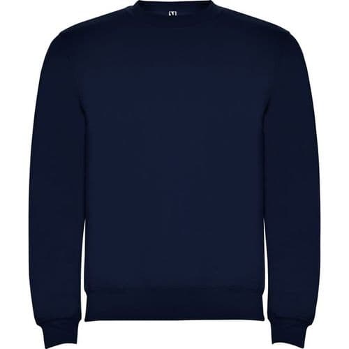 sudadera sin capucha clasica marino