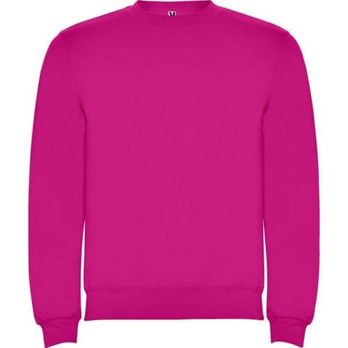 sudadera sin capucha clasica roseton