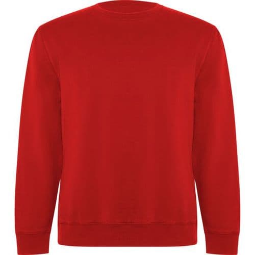 sudadera sin capucha modelo batian roja