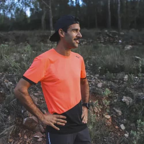 Camiseta Tokio Coral-Negro - Imagen 3