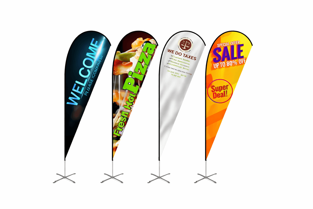 bandera gota personalizada publicitaria